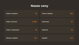 Bezpłatne Pobieranie Szablonu HTML Ceny Piekarni