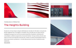 Tecnologia E Produtos - Modelo Web HTML