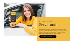 Bezplatná Šablona Návrhu Pro Servis Auta