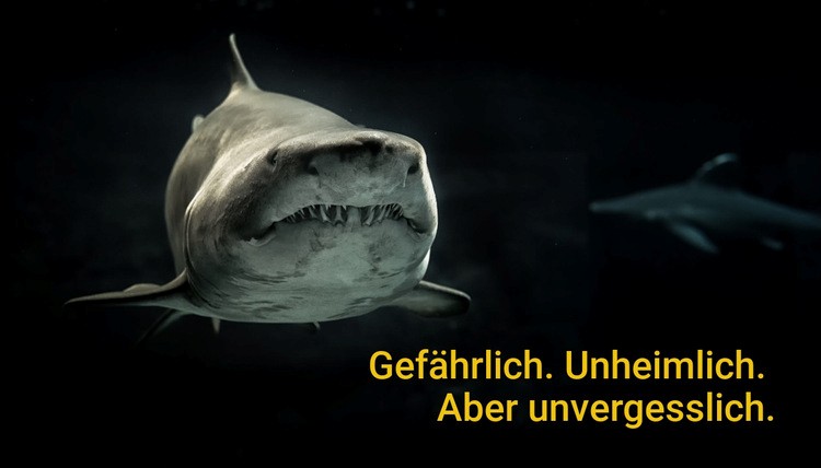 Gefährlich unheimlich unvergesslich Eine Seitenvorlage