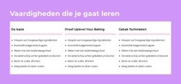 Vaardigheden Die Je Gaat Leren - HTML Website Maker