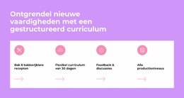 Ontgrendel Nieuwe Vaardigheden - Aanpasbare Professionele Sjabloon Van Één Pagina