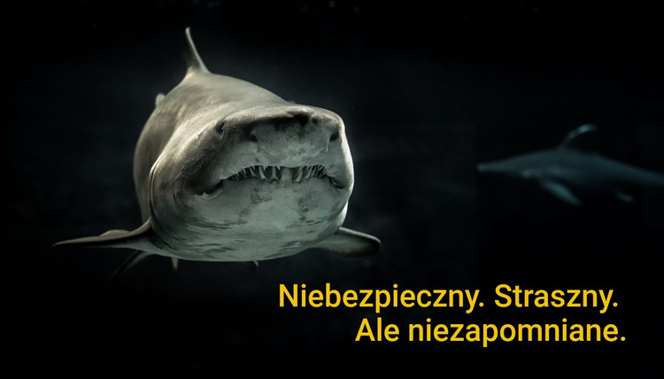 Niebezpieczne przerażające niezapomniane Szablon witryny sieci Web