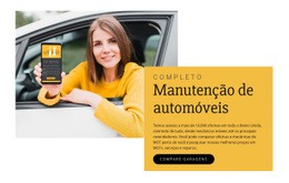 Manutenção De Automóveis - HTML Page Maker