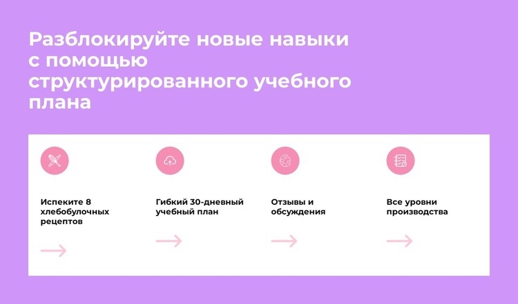 Разблокируйте новые навыки Целевая страница