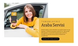 Araba Servisi - Işlevsellik Web Sitesi Oluşturucu