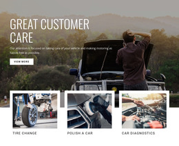 Site Template For Great Customer Care