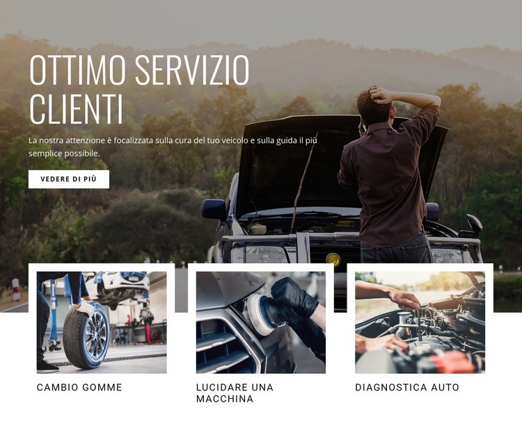 Ottima assistenza clienti Modello HTML5