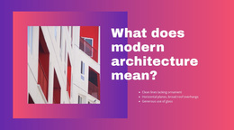 Modern Architecture Google Fonts