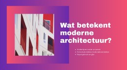 Moderne Architectuur CSS-Sjabloon Voor Tabellen