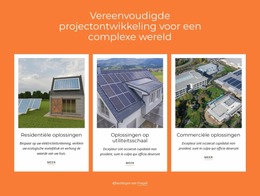 Joomla-Sjabloon Voor Stroomopwekking Uit Zonne-Energie