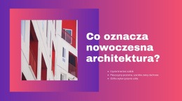 Architektura Nowoczesna - Szablony Witryn Internetowych