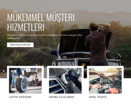 Mükemmel Müşteri Hizmetleri - Ücretsiz Web Sitesi Şablonu