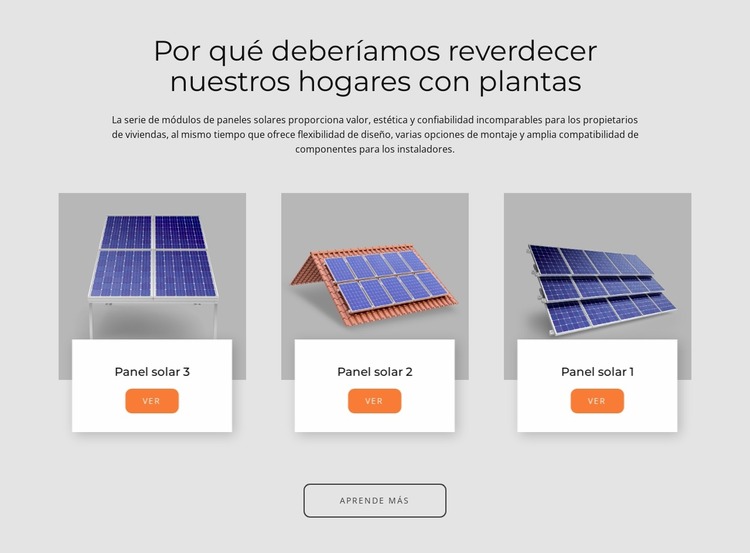Paneles solares hechos en USA Plantilla Joomla