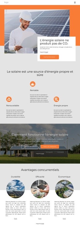 Alimentez Votre Maison Avec De L'Énergie Solaire Propre - Conception De Sites Web Gratuite