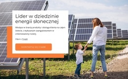 Lider W Dziedzinie Energii Słonecznej Projektowanie Stron Internetowych