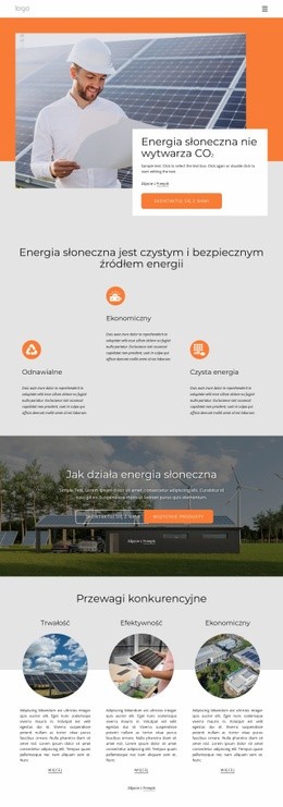 Zasil Swój Dom Czystą Energią Słoneczną – Pusty Szablon HTML5