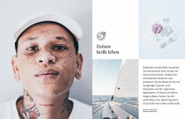 Exklusive HTML5-Vorlage Für Travelis Leben