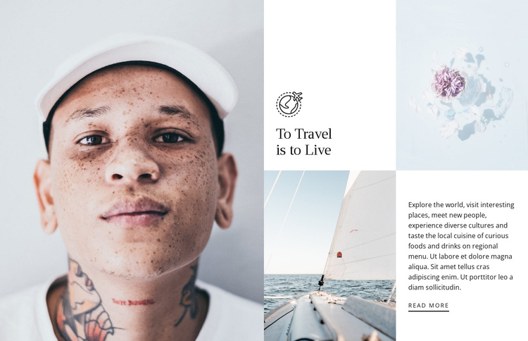 Travelis live One Page Template