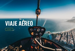 Viaje Aéreo - Diseño De Sitio Web De Descarga Gratuita