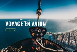 Voyage En Avion - Conception De Sites Web De Téléchargement Gratuit