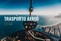 Trasporto Aereo - Modelli Di Siti Web