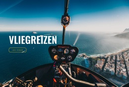 Vliegreizen - Websitesjablonen