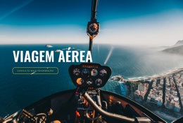 Viagem Aérea - HTML Site Builder