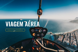 Inspiração De Site Para Viagem Aérea