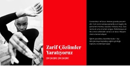 Zarif Şeyler Yaratıyoruz - Duyarlı HTML5 Şablonu