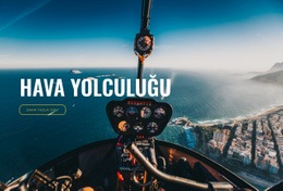 Hava Yolculuğu - Işlevsellik HTML5 Şablonu