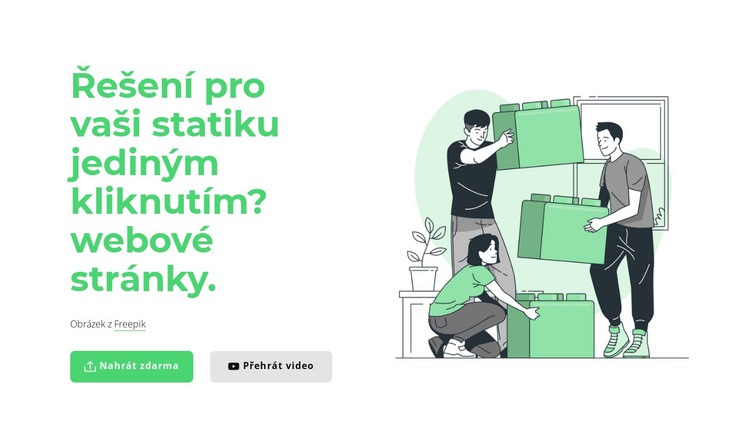 Řešení jedním kliknutím Šablona CSS