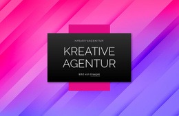 Fantastische Landingpage Für Content-Agentur Für Branding-Design