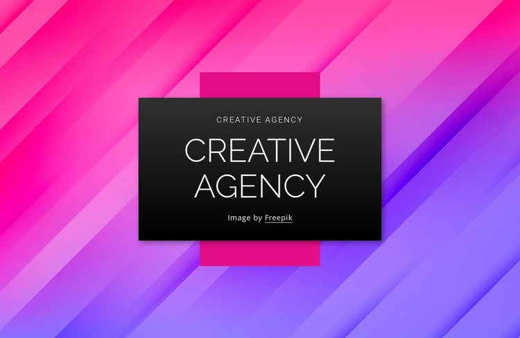 Branding design content agency Elementor Template Alternative
