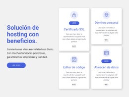 Solución De Hosting Con Beneficios