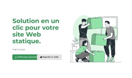 Solution En Un Clic - Modèle De Site Web Gratuit