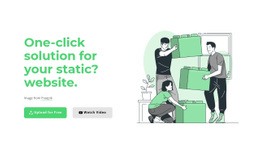 One-click solution - Html Code Example by Nicepage
