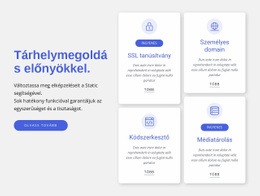 Tárhelymegoldás Előnyökkel - HTML-Sablon Letöltése