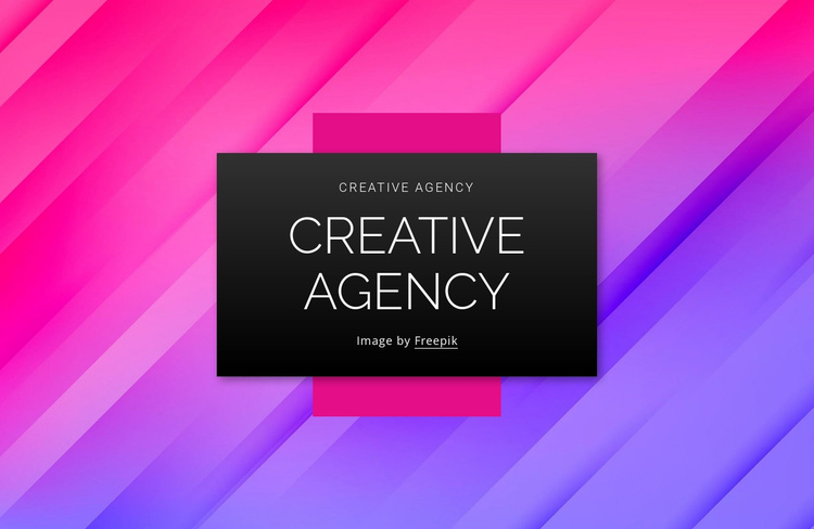 Branding design content agency One Page Template