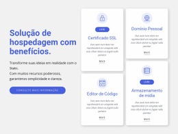 Solução De Hospedagem Com Benefícios