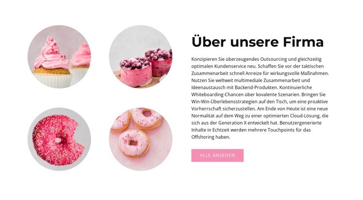 In Pink Website design
