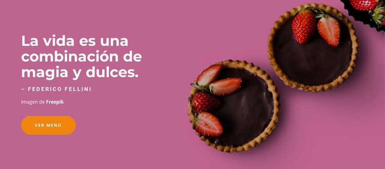 magia y dulces Plantilla Joomla