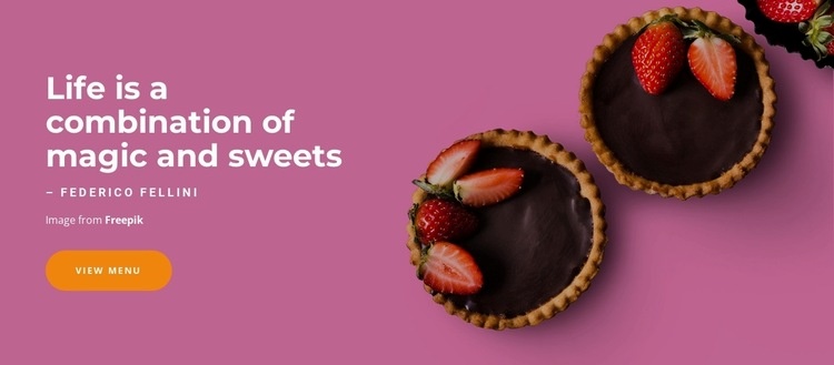 Magic and sweets Html Code Example