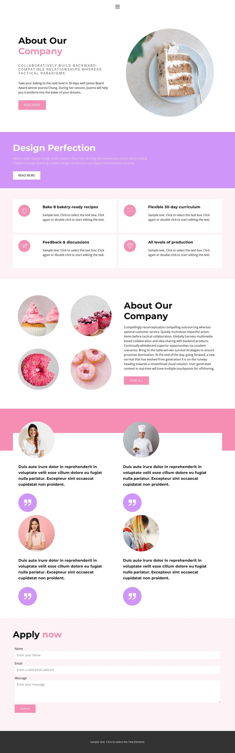 About our production HTML Template