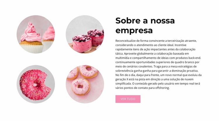 em rosa Construtor de sites HTML