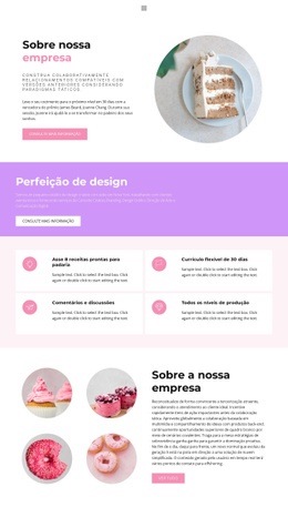 Sobre Nossa Produção - Maquete De Funcionalidade Do Site