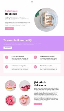 Üretimimiz Hakkında - Işlevsellik Web Sitesi Modeli