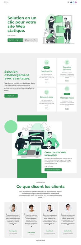 Entreprise De Développement : Modèle De Site Web Simple