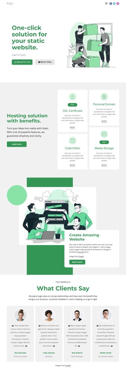 Development company - HTML5 Template by Nicepage