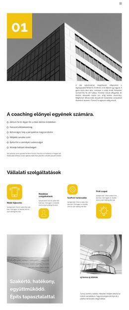 Edzői Segítség – HTML Céloldal
